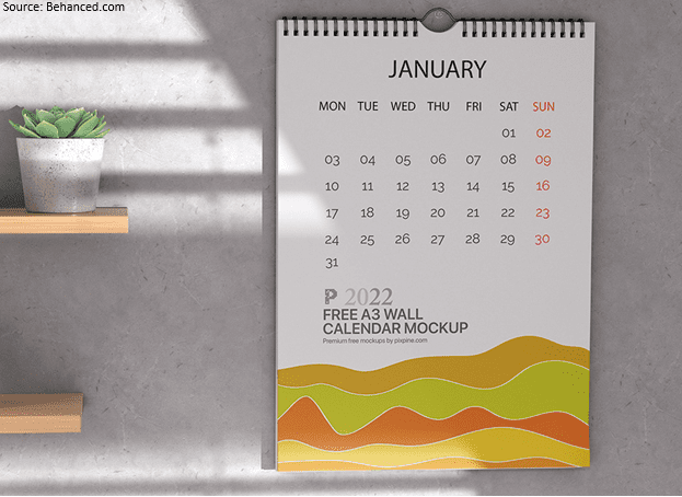 Kalender Dinding 9