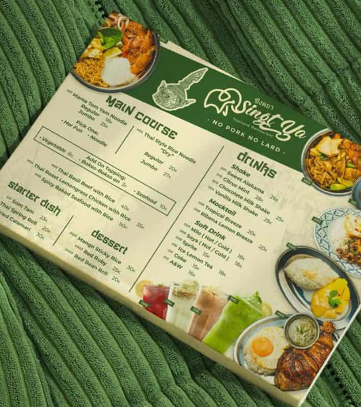 Book Custom : Buku Menu